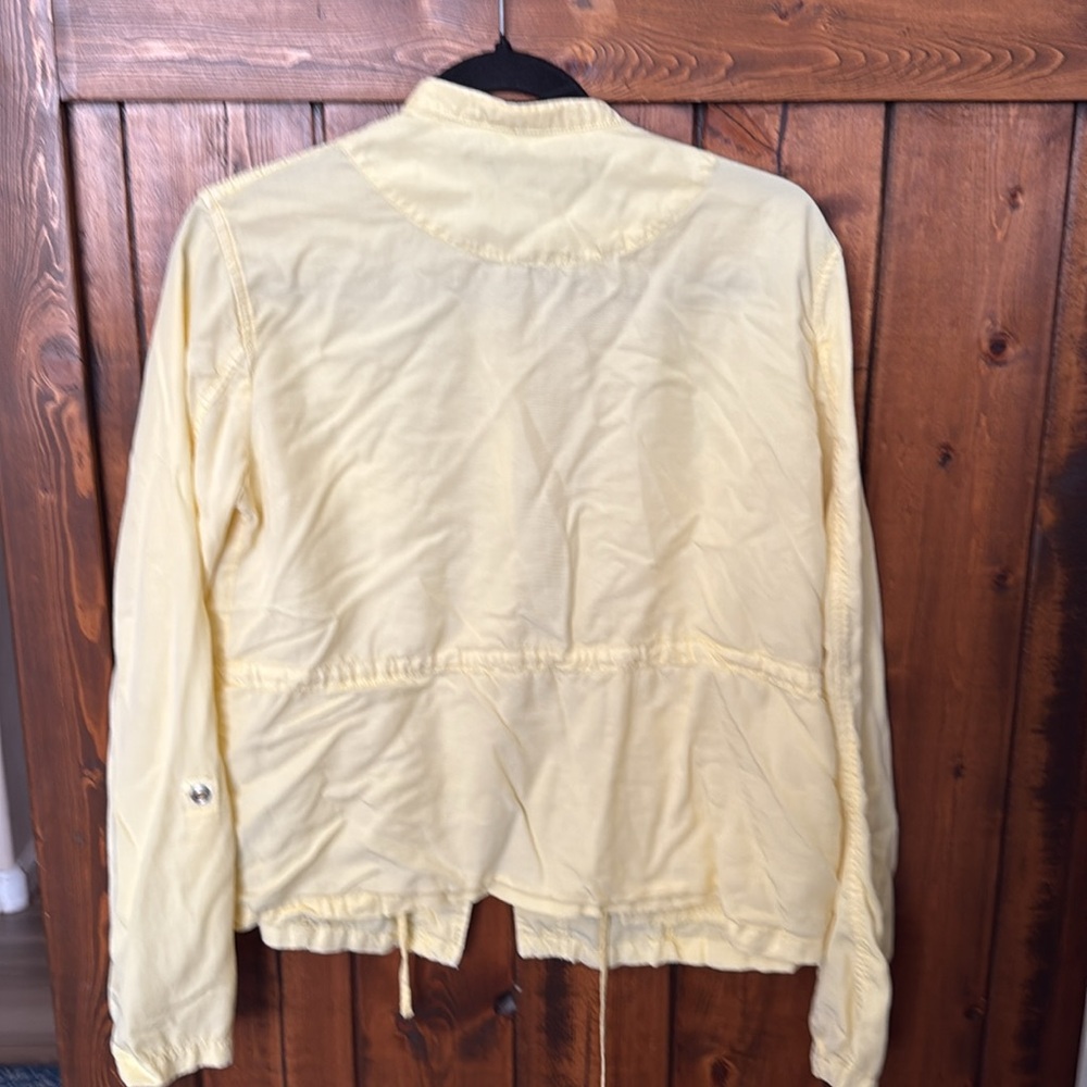 Sanctuary Jacket Yellow Snap Lightweight Utility … - image 3